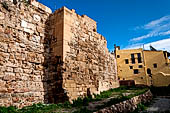 Hania - A stretch of the Byzantine walls that surround the Kastlli quarter. 